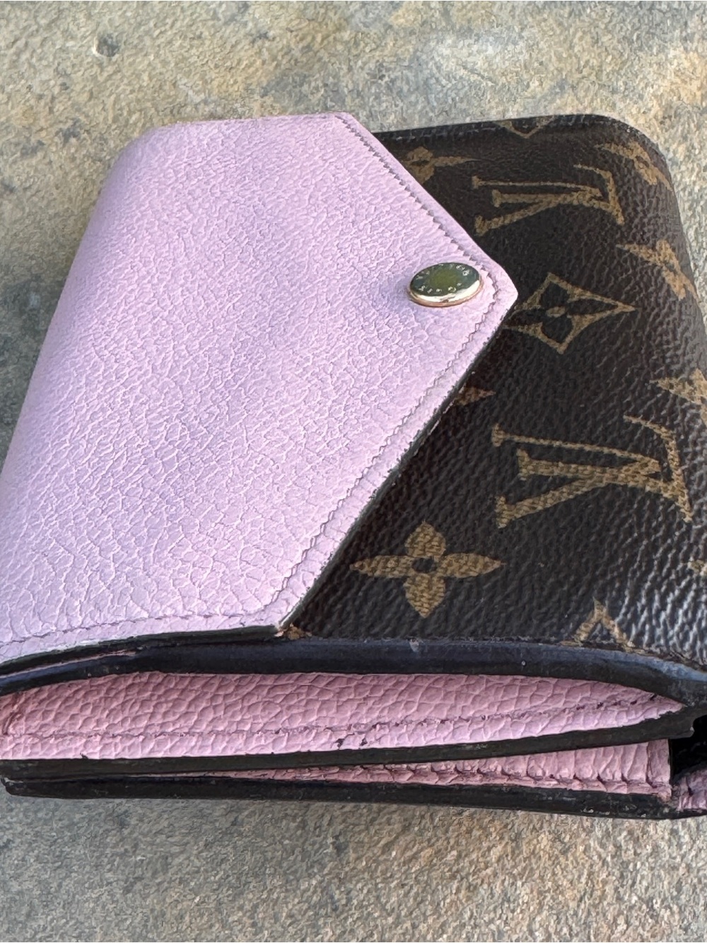 Louis Vuitton Monogram Pallas Compact Wallet in Rose Poudre - Picture 9 of 11